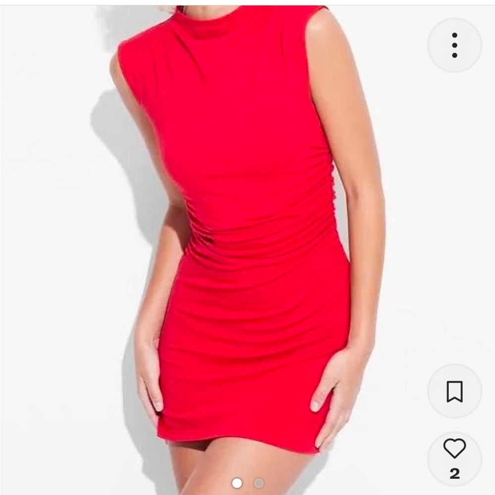 Ruched bodycon dress